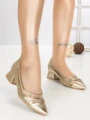 Pantofi Stiletto DB-3438 GOLD | BUONAROTTI