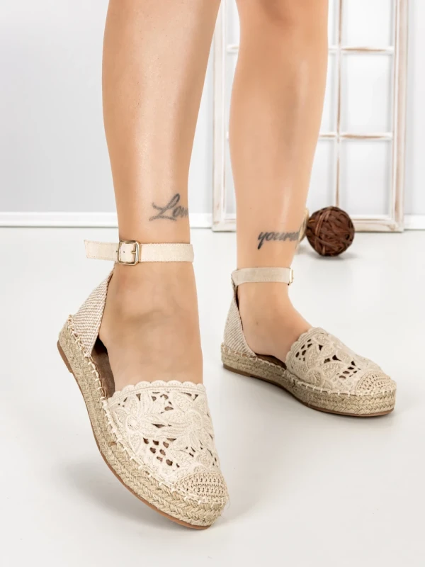 Pantofi Casual Dama 5LE97 BEIGE | MEI