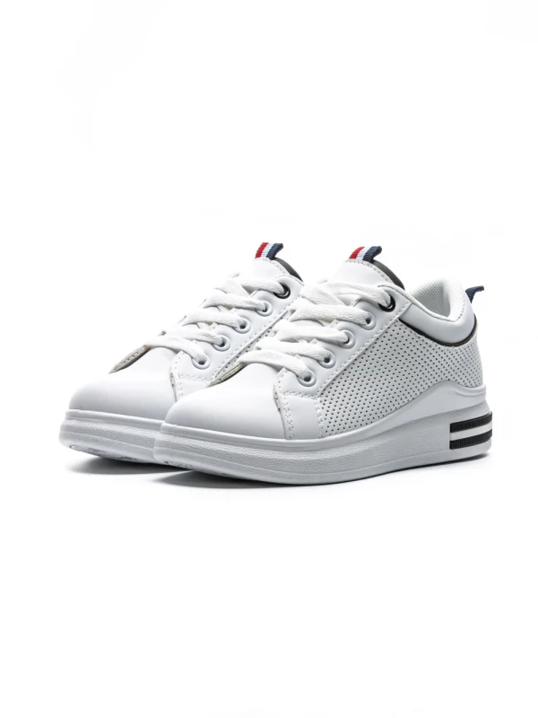 Pantofi Sport Fete C900 WHITE-BLACK | GALLEVANI