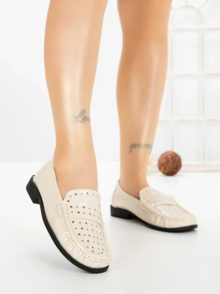 Pantofi Casual Dama 8256 BEIGE | CM