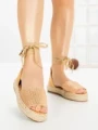 Sandale Dama cu Platforma G1738 CAMEL | GALLEVANI
