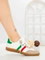 Pantofi Sport Dama LA-79 RED-GREEN | ANDERINA