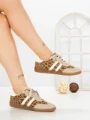 Pantofi Sport Dama LA-79 KHAKI-LEOPARD | ANDERINA