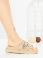 Papuci Dama cu Talpa Joasa JM376 TAUPE | ANNALISE