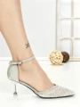 Pantofi Stiletto 588-162 SILVER | CHERIE