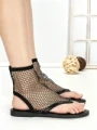 Papuci Dama cu Talpa Joasa GG-73 BLACK | EMAS