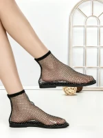 Sandale Dama cu Talpa Joasa GG-75 BLACK | EMAS