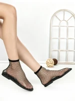 Sandale Dama cu Talpa Joasa GG-75 BLACK | EMAS