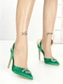 Pantofi Stiletto P-1280 GREEN | STEPHAN