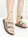 Papuci Dama cu Talpa Joasa WSL-200 KHAKI | STEPHAN