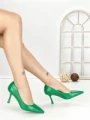 Pantofi Stiletto G60-6 GREEN | FESTISIMO