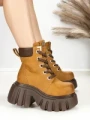 Ghete Dama cu Platforma 0017-39S YELLOW | MEI