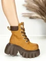 Ghete Dama cu Platforma 0017-39S YELLOW | MEI