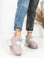 Pantofi Sport Dama cu Platforma 3A1-1 PURPLE | MEI