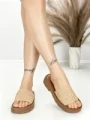 Papuci Dama cu Talpa Joasa TH-12 BEIGE | STEPHAN