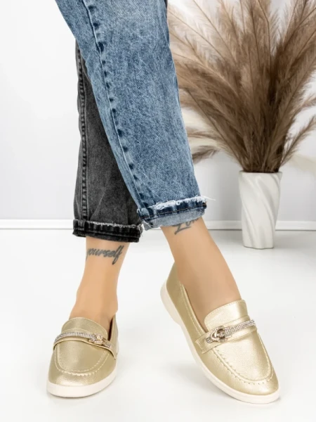 Pantofi Casual Dama EE-23 GOLD | EMAS