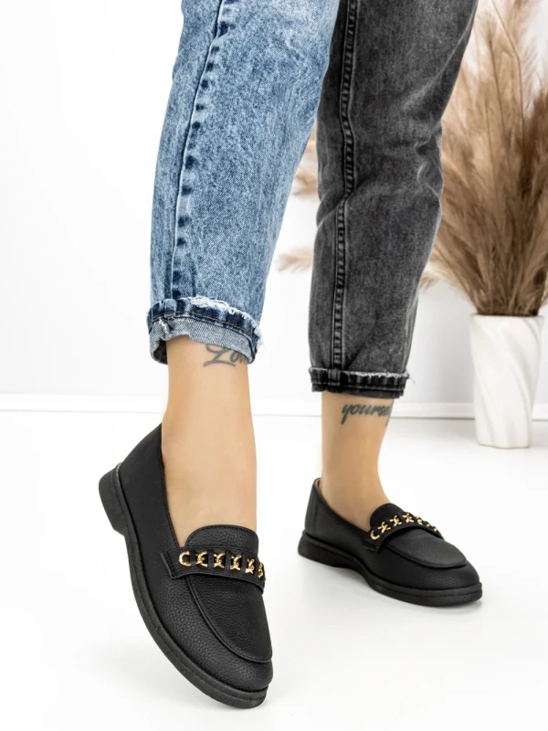 Pantofi Casual Dama EE-25 BLACK | EMAS