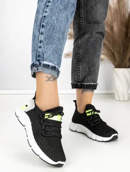 Pantofi Sport Dama E47 BLACK | EMAS