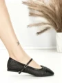 Balerini Dama J-278 BLACK | CHERIE