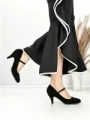 Pantofi cu Toc J-30 BLACK | CHERIE