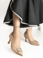 Pantofi Stiletto J-200 APRICOT | CHERIE