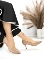 Pantofi Stiletto J-200 APRICOT | CHERIE