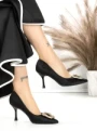Pantofi Stiletto FG588-188-B BLACK | CHERIE