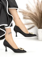 Pantofi Stiletto 588-209 BLACK | CHERIE