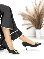 Pantofi Stiletto 588-209 BLACK | CHERIE