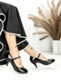 Pantofi cu Toc J-37 BLACK | CHERIE