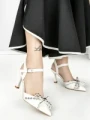 Pantofi Stiletto BE-672 WHITE | BEUE SHOES
