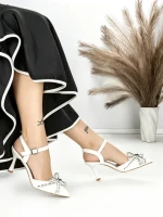 Pantofi Stiletto BE-672 WHITE | BEUE SHOES