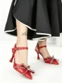 Pantofi Stiletto BE-672 RED | BEUE SHOES