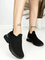 Pantofi Sport Dama cu Platforma BK198 BLACK | OMODA