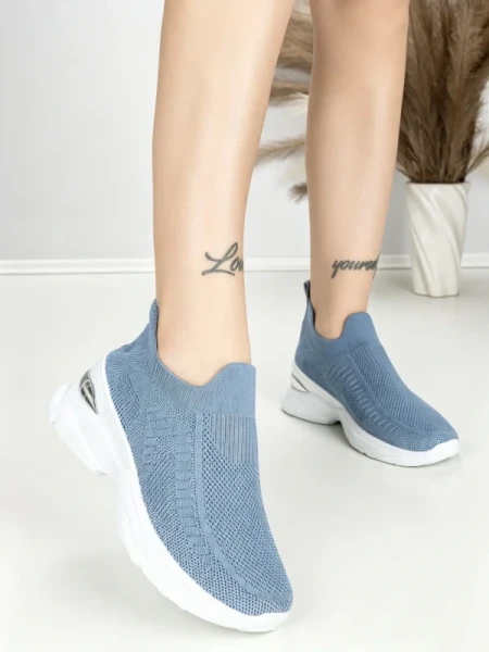 Pantofi Sport Dama cu Platforma BK198 BLUE | OMODA