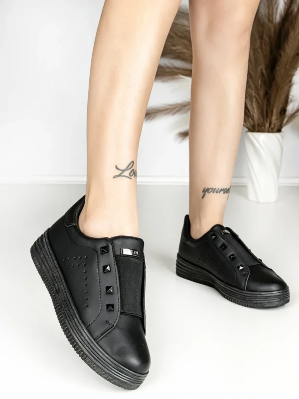 Sneakers Dama HY-285 ALL BLACK | ABLOOM