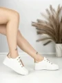 Sneakers Dama HY-285 WHITE-CHAMPAGNE | ABLOOM