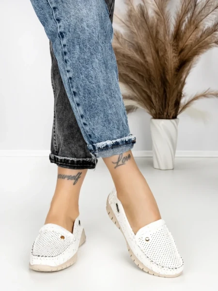 Pantofi Casual Dama JM860 BLANCO | ANNALISE