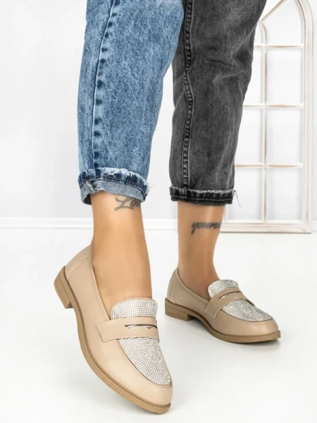 Pantofi Casual Dama HS8336-1 KHAKI | ABLOOM