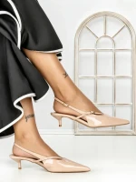 Pantofi cu Toc mic K726 NUDE | ABLOOM