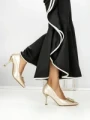 Pantofi Stiletto A7847-1 GOLD | ABLOOM
