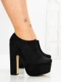 Botine cu Toc Gros 6716N NEGRO | STEPS HIGHER