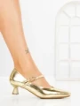 Pantofi cu Toc mic JM269E ORO | ANNALISE