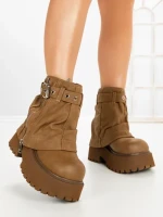 Ghete Dama cu Platforma 8796-16S YELLOW | MEI