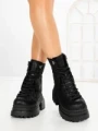 Ghete Dama cu Platforma 8505-3 BLACK | MEI