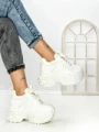 Pantofi Sport Dama cu Platforma 7917-121 SILVER | MEI