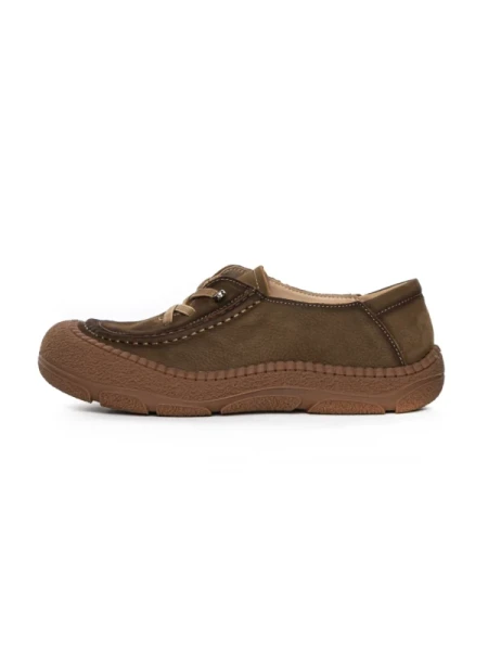 Pantofi Casual Dama din piele naturala 6708 KHAKI | ADVANCER
