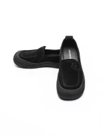 Pantofi Casual Dama din piele naturala 6705 BLACK | ADVANCER