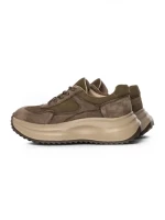 Pantofi Sport Dama din piele naturala 572101 KHAKI | ADVANCER