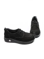 Pantofi Casual Dama din piele naturala 53661 BLACK | ADVANCER